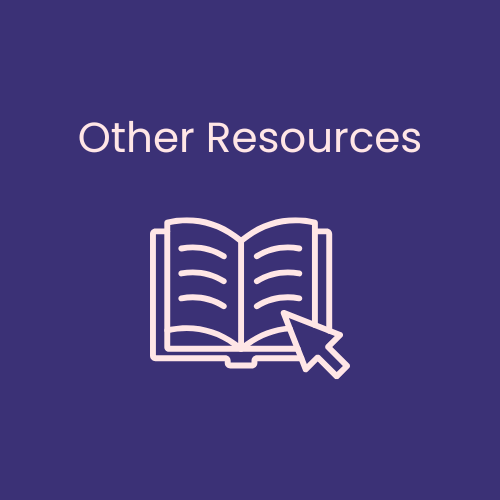 Icon of an open book with a cursor, labelled "Other Resources."