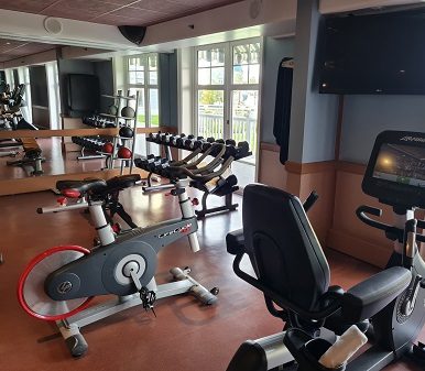 image of fitness centre with exercise equipment
