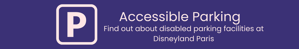 Sign for accessible parking with a message about disabled parking facilities.