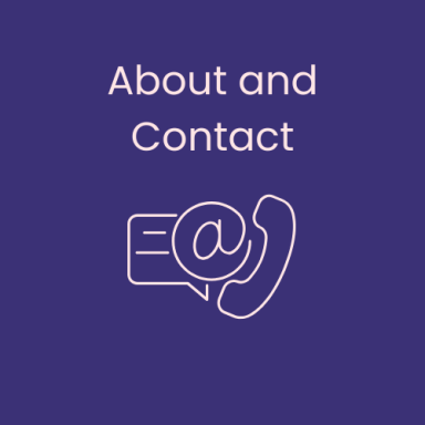 Icon depicting communication symbols: an envelope, phone, and text bubble.